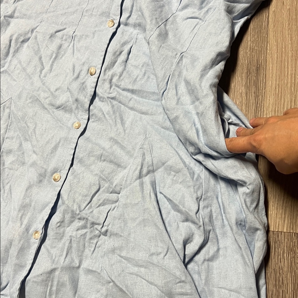 Universal Thread Light Blue Button-Down Pocket Dr… - image 6